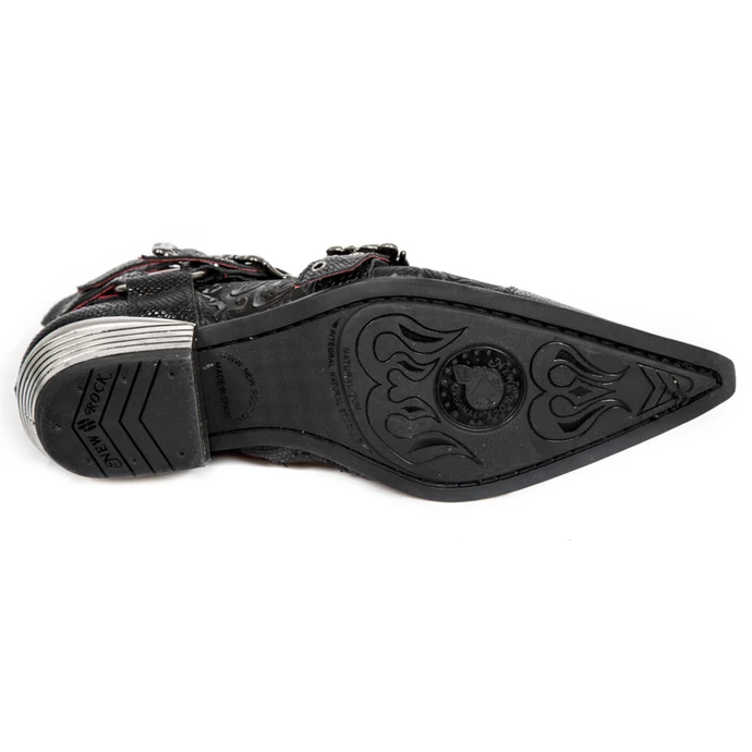 Boots NEW ROCK - PITONE NEGRO 6 Boots NEW ROCK - PITONE NEGRO - Image 6