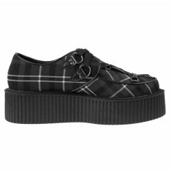Women's Shoes KILLSTAR - Hexellent Creepers - ASH TARTAN -women Shoes Shop aaw 003
