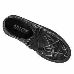 Women's Shoes KILLSTAR - Hexellent Creepers - ASH TARTAN -women Shoes Shop aaw 006