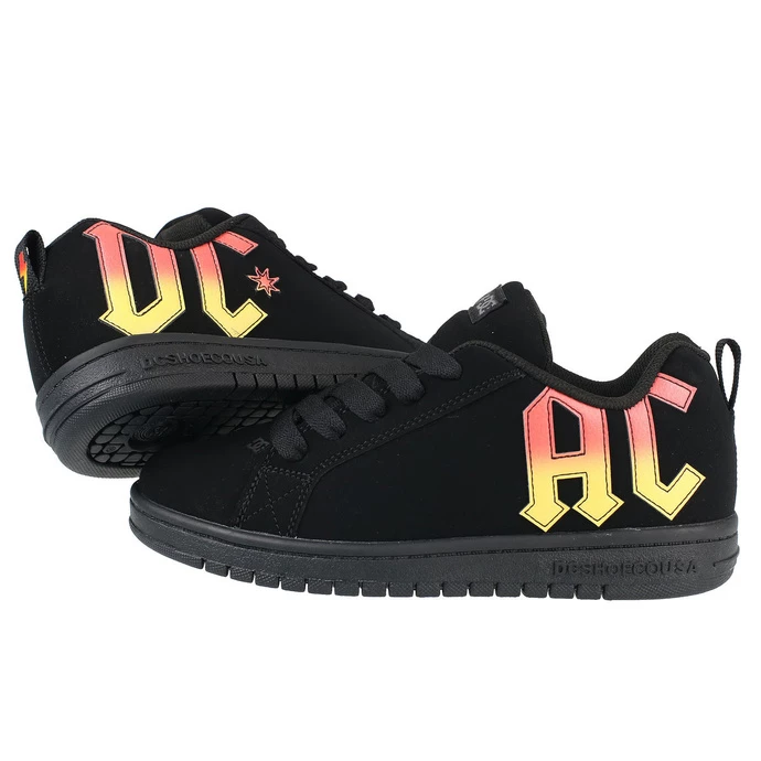 Shoes DC - AC / DC - HIGHWAY TO HELL - BLACK / BLACK / ORANGE 6 Shoes DC - AC / DC - HIGHWAY TO HELL - BLACK / BLACK / ORANGE - Image 6