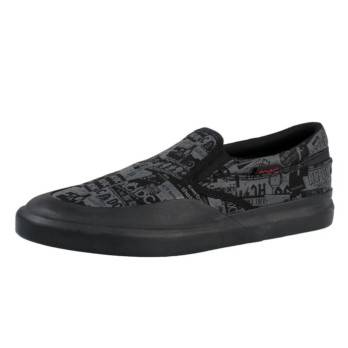 Shoes DC - AC / DC - TNT. - SLIP ON - BLACK 1 Shoes DC - AC / DC - TNT. - SLIP ON - BLACK