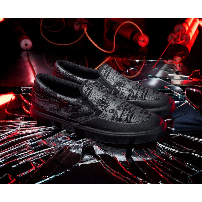 Shoes DC - AC / DC - TNT. - SLIP ON - BLACK 2 Shoes DC - AC / DC - TNT. - SLIP ON - BLACK - Image 2