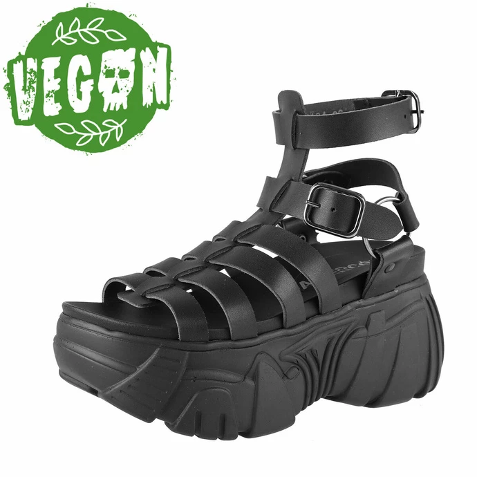 Boots Women (sandals) ALTERCORE - Pompeii Vegan - Black 1 Boots Women (sandals) ALTERCORE - Pompeii Vegan - Black