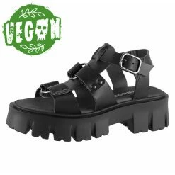 Women's Shoes (sandals) ALTERCORE - Samantha Vegan - Black