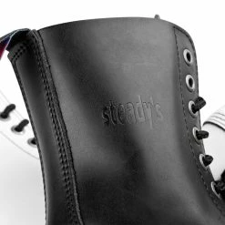 Boots STEADY´S - 10 Eyelets - Black And White -women Shoes Shop black white ste 10 200776 11