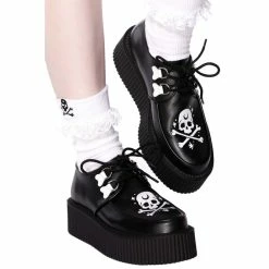 Women's Shoes KILLSTAR - Crossbones -women Shoes Shop crossbones creepers b000 028