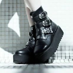 Women's Boots KILLSTAR - Dark Guild Creeper 9 Women's Boots KILLSTAR - Dark Guild Creeper -women Shoes Shop darkguild creepers x1604