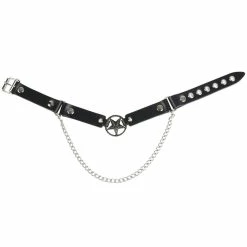Choker Necklace (harness To Shoe) Baphomet -women Shoes Shop lethal 008