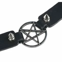 Choker Necklace (harness To Shoe) Pentagram -women Shoes Shop lethal 021