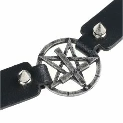 Choker Necklace (harness To Shoe) Cross -women Shoes Shop lethal 025