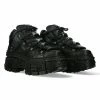 Shoes NEW ROCK - BLACK CRUST, BLACK NAME, TANK