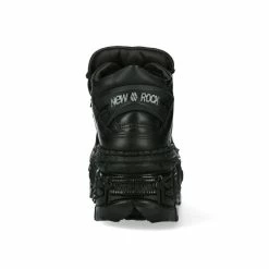 Shoes NEW ROCK - BLACK CRUST, BLACK NAME, TANK -women Shoes Shop m wall106 s17