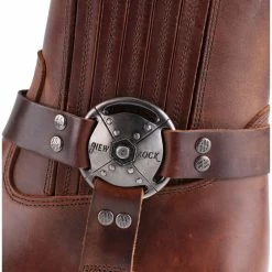 Boots NEW ROCK - ALASKA CUERO, MOTORCYCLE MARRON -women Shoes Shop new1 005 p