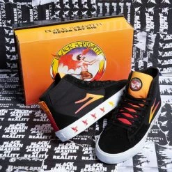 Shoes Lakai X Black Sabbath - Never Say Die - Newport Hi - Black Gradient Suede -women Shoes Shop newport hi smu black gradient suede ms4200253a03 bkgbs 05