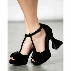 Women's High-heel Shoes KILLSTAR - Ravenette Pumps - Black 8 Women's High-heel Shoes KILLSTAR - Ravenette Pumps - Black -women Shoes Shop ravenettepumps g x1602