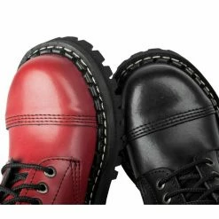 Boots STEADY´S - 10 Eyelets - Black Red -women Shoes Shop red black 6
