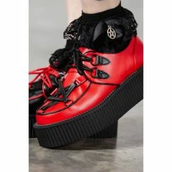 Women's Shoes KILLSTAR - Hexellent Creepers - Black/Red -women Shoes Shop s7z