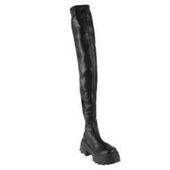 Women's Thigh High Boots ALTERCORE - Calla - Black -women Shoes Shop saw 037