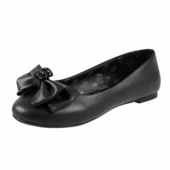 Women's Shoes (ballerinas) KILLSTAR - Bow Down Ballet Flats - Black