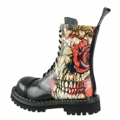 Boots STEADY´S - 10 Eyelet - Skull -women Shoes Shop skull 03
