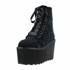 Women's Boots KILLSTAR - Vampires Kiss Platform - BLACK -women Shoes Shop vampir 004