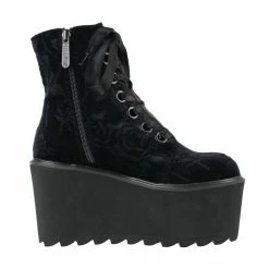 Women's Boots KILLSTAR - Vampires Kiss Platform - BLACK -women Shoes Shop vampir 005