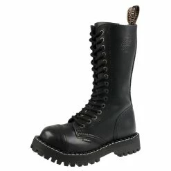 Leather Boots Unisex - STEEL