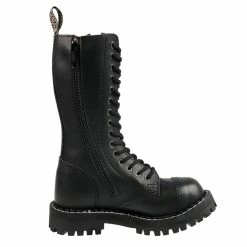 Leather Boots Unisex - STEEL -women Shoes Shop w025